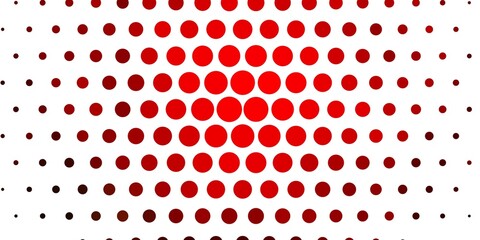 Light Green, Red vector layout with circle shapes. Modern abstract illustration with colorful circle shapes. Pattern for business ads.