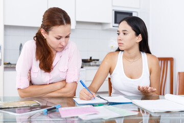 Mother upset about her daughter