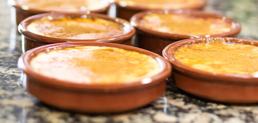 COOKING HOMEMADE CUSTARD AND PUTTING CINNAMON