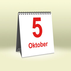 5. Oktober