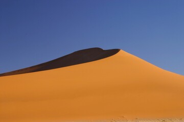 Fototapeta na wymiar a beautiful apricot colored dune in Namibia, Africa