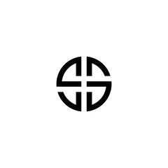 Obraz premium EE E letter logo design vector