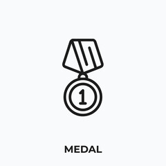 medals icon vector. medals sign symbol for your design