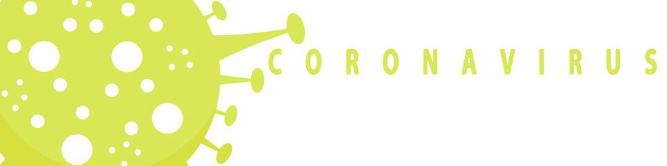 Coronavirus yellow header design