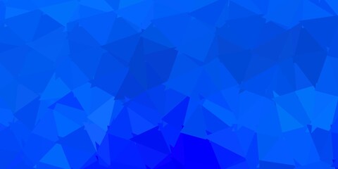 Dark gray vector abstract triangle texture.