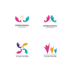 Adoption and community care Logo template