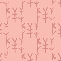 Tribal symbols seamless p