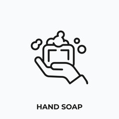 hand soap icon vector. hand soap sign symbol for your design