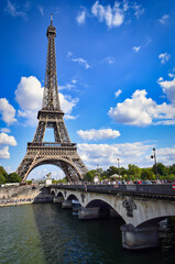 Puente d´lena y Torre Eiffel
