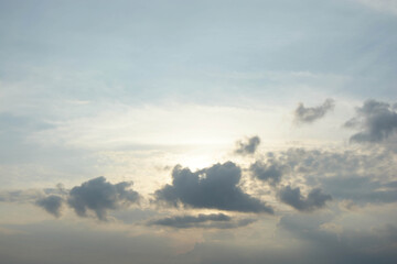 clouds in the sky