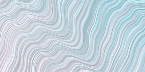 Light Pink, Blue vector background with wry lines. Colorful illustration in abstract style with bent lines. Pattern for ads, commercials.