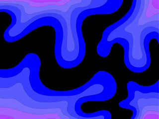 Psychedelic blue purple and black background
