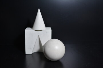 Geometric Basic Shapes Still Life