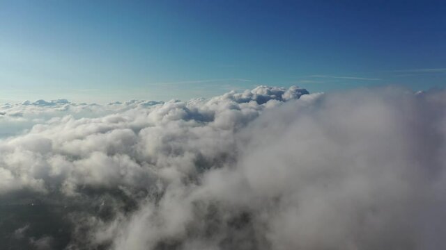 Wolken aus der Luft