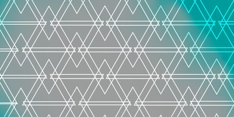 Light Blue, Green vector texture with lines, triangles. Illustration with colorful gradient triangles. Pattern for websites.