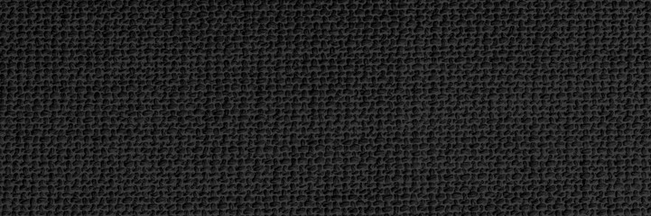 Dark gray and black textile texture abstract background