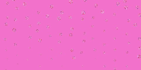 Light pink, red vector backdrop with dots.