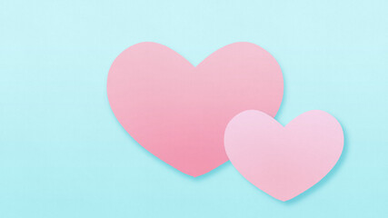 立体的なハートの壁紙