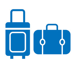 Trip bag icon.travel bag icon Flat illustration of trip bag icon for web design