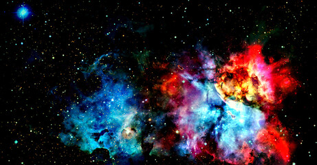 Universe galaxy. Elements of this image furnished by NASA