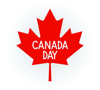 Canada Day maple leaf vector