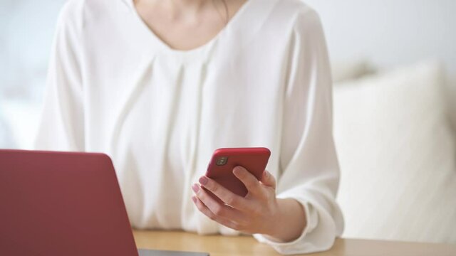 スマートフォン・女性