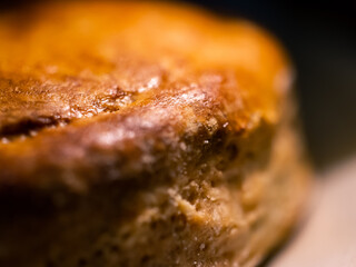 Close up of  baked goods