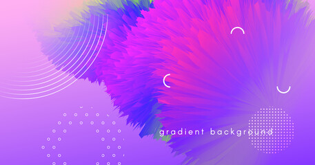 Gradient Color Fluid. Neon Concept. Vibrant