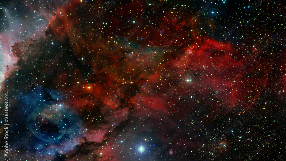 Canvas Prints outer space background. elements of this image furnished by nasa