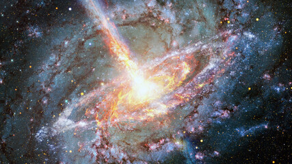 Pulsar in the nebula. Elements of this image furnished by NASA