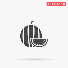 Watermelon flat vector icon
