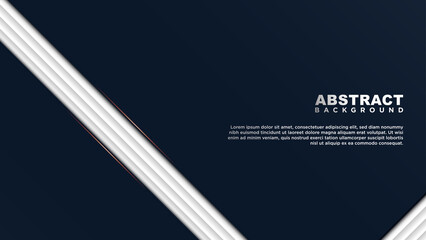 Abstract dark blue background with white line