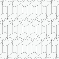  Vector seamless pattern. Trendy monochrome ellipse pattern. Geometric patterns of the ovals.