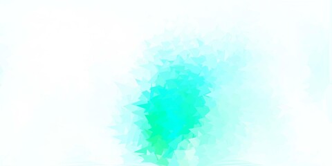 Light green vector geometric polygonal layout.