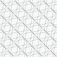  Vector seamless pattern. Trendy monochrome ellipse pattern. Geometric patterns of the ovals.