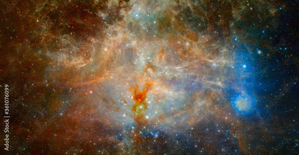 Canvas Prints space background. elements of this image furnished by nasa