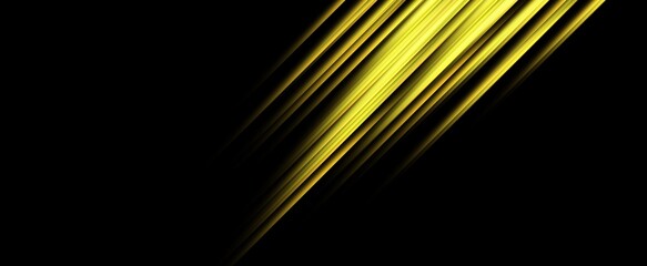 Yellow blue abstract concept polygonal tech background.