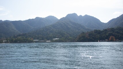 Beautiful island of Miyajima in Hiroshima