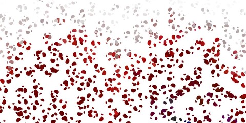 Light red vector texture with memphis shapes.