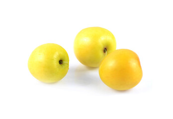 Fresh juicy jujube isolated on white background