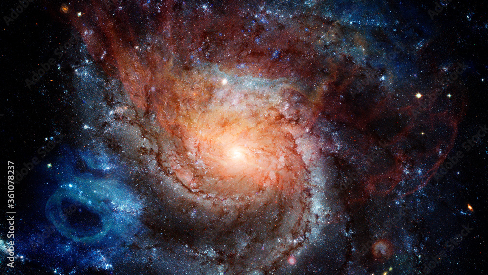Canvas Prints spiral galaxy in outer space. elements of this image furnished by nasa