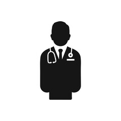 Medical Doctor Healthcare Icon. Editable Vector EPS Symbol Illustration.