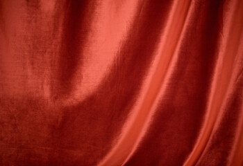 red velvet fabric background close up