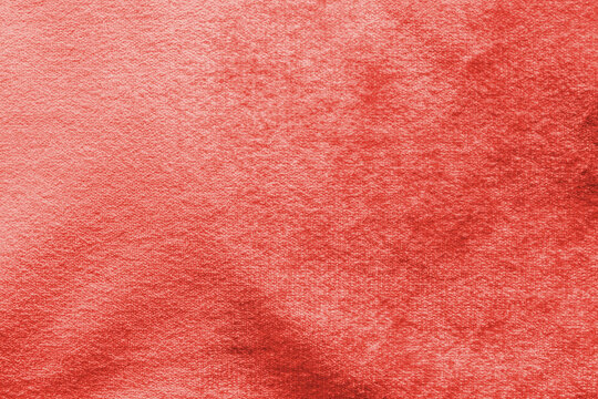 Rose gold pink velvet background or velour flannel texture made of cotton  or wool with soft fluffy velvety satin fabric cloth metallic color material  Stock Photo