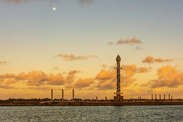 Port complex in the city of Recife, Pernambuco, Brazil