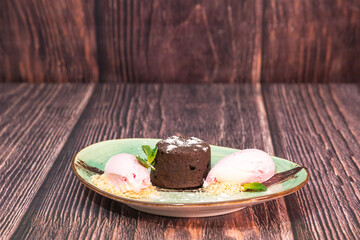 Tasty and cooling dessert marmara fountain