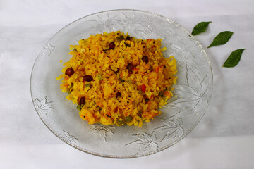 Poha, a popular Indian breakfast recipe