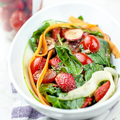salad with tomatoes and feta