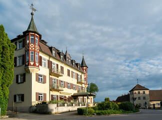the historic Haus Hohenstein building in Heiligenberg in southern Germany