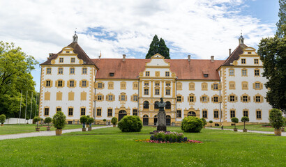 Fototapeta premium view of the castle and monastery and cathedral at Salem in southern Germany